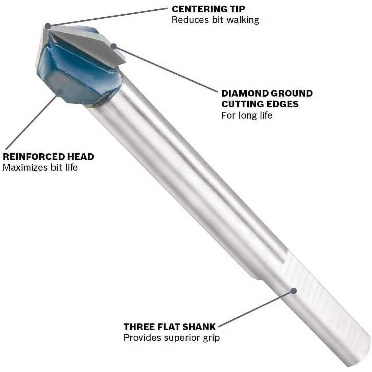 Bosch GT2000 Glass and Tile Bit Set - Cheap Fitting