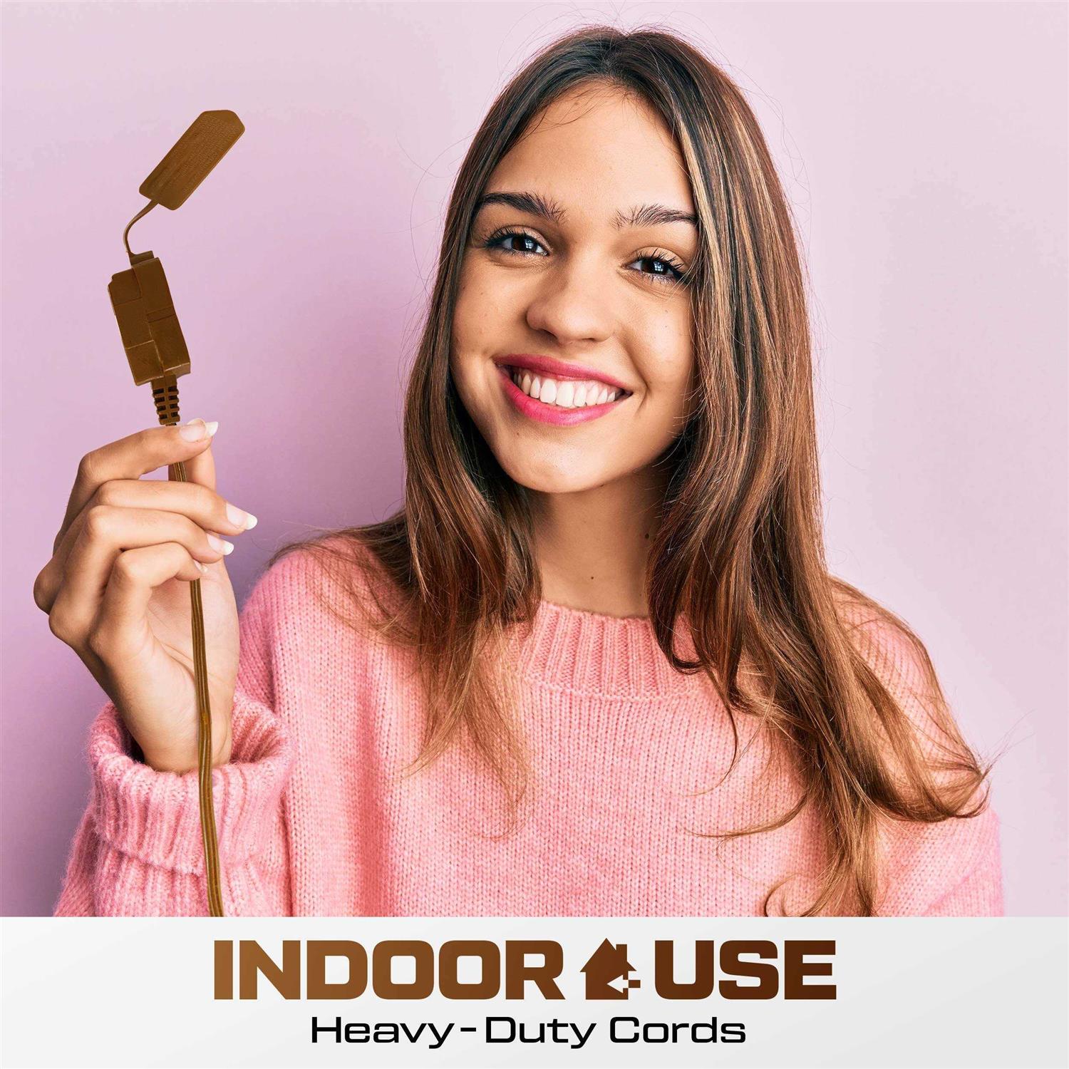 Revpex Extension Cord 3 Outlet 2 Prong 16 Gauge Cable - Cheap Fitting