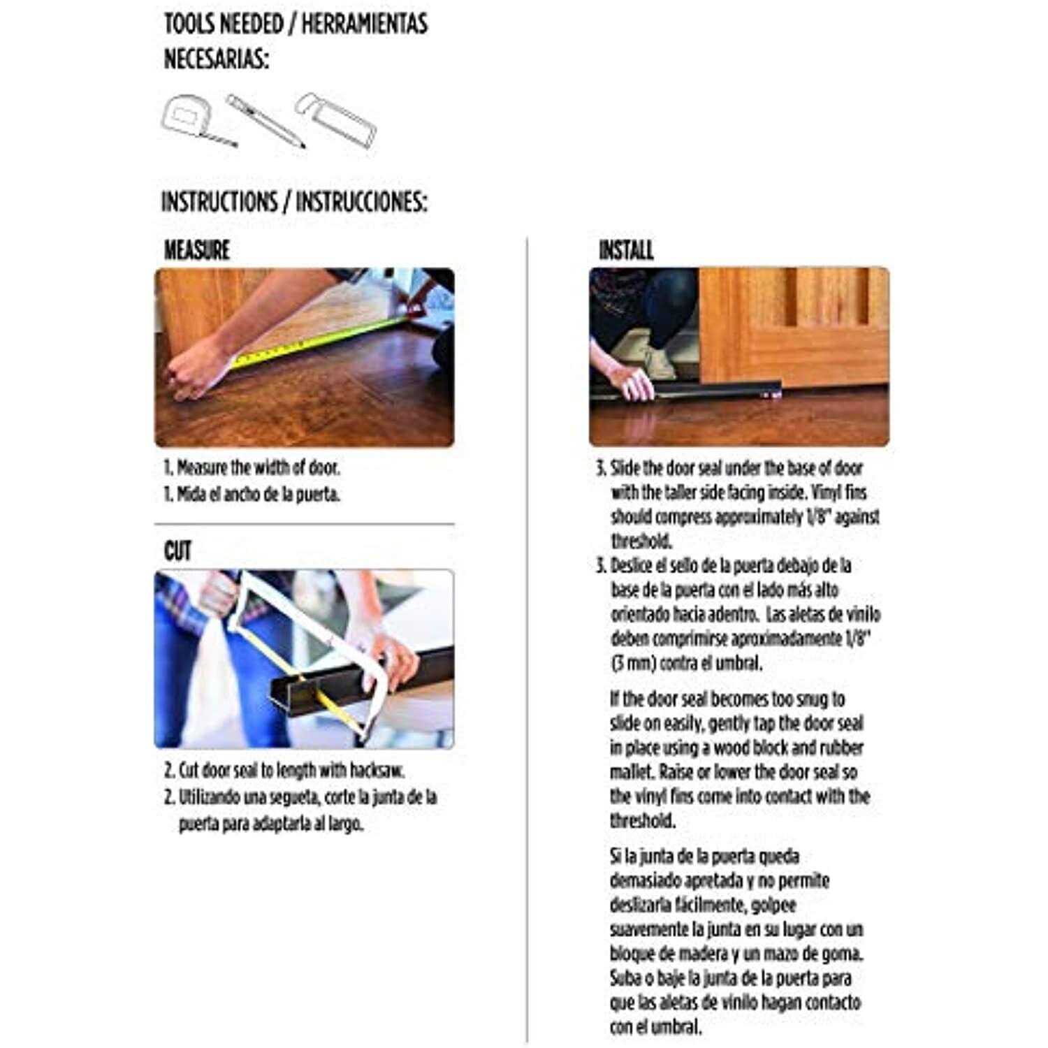 M-D Building Products Door Seal Under - Cheap Fitting