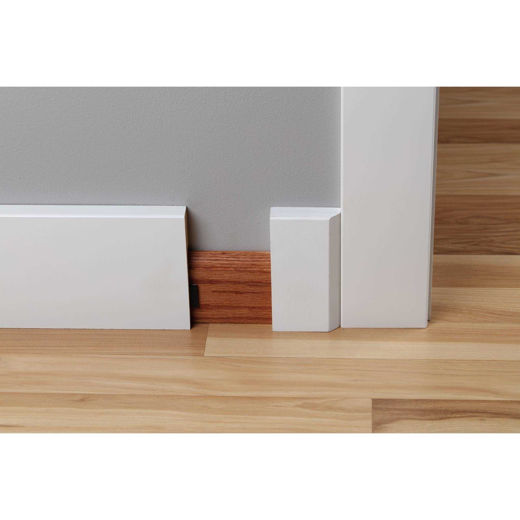 Ornamental 1542 7/8 in. x 5 1/4 in. x 96 in. Craftsman Primed MDF CoverTrim Baseboard Moulding 1542-8FTMDF - Cheap Fitting