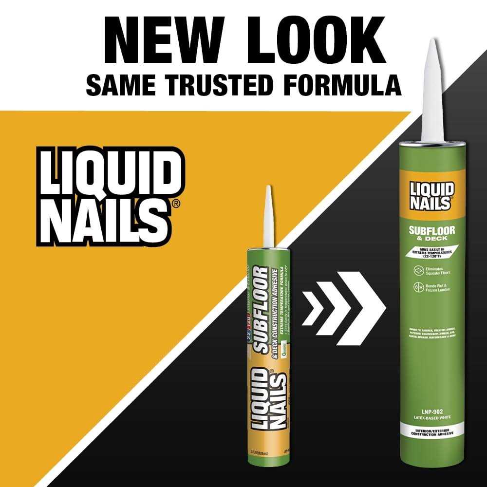 Liquid Nails Subfloor & Deck Construction Adhesive - Cheap Fitting
