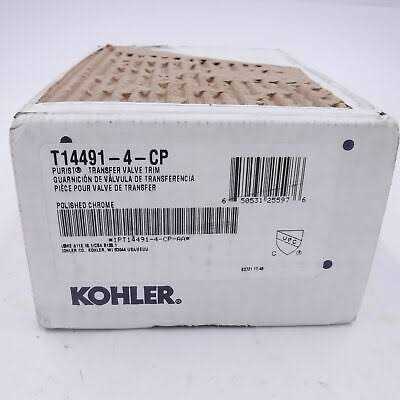 Kohler Purist Lever Handle Transfer Valve Trim K-T14491-4-CP - Cheap Fitting