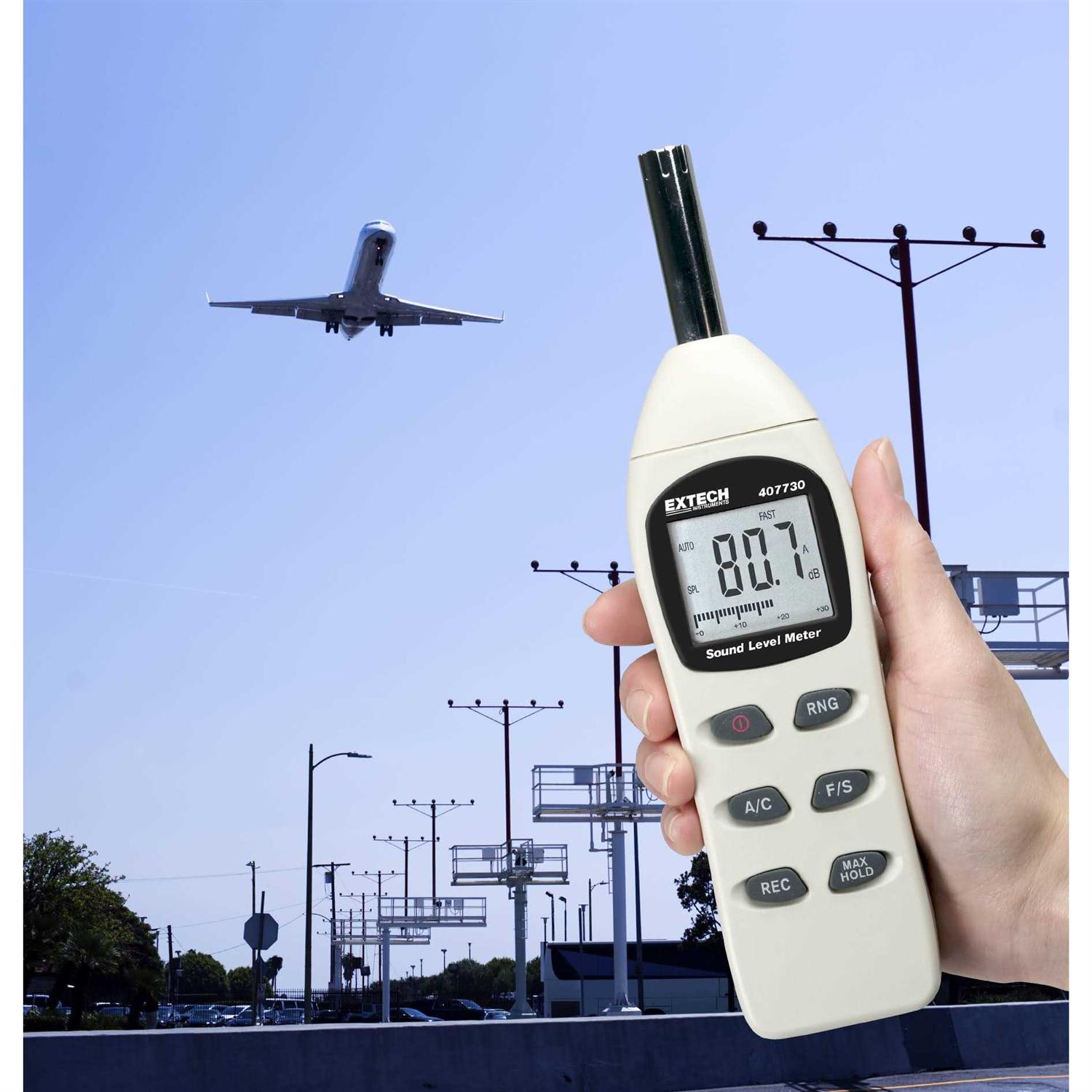 Extech 407730 Digital Sound Level Meter - Cheap Fitting