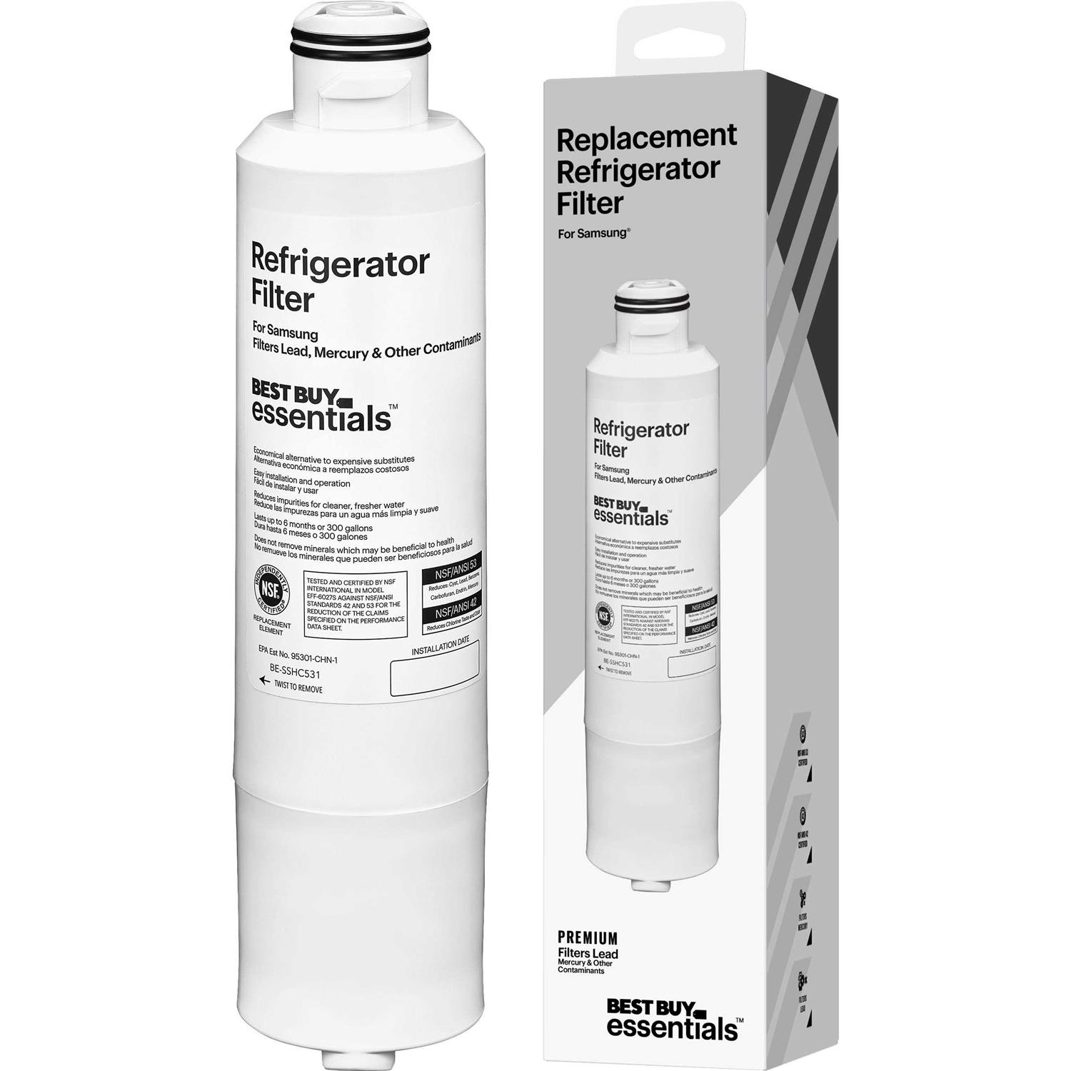 Best Buy essentials NSF 42/53 Water Filter Replacement for Select Samsung Refrigerators - Cheap Fitting