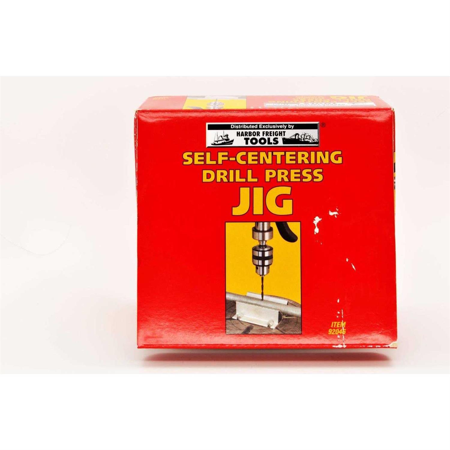 Central Purchasing, LLC Self-Centering Drill Press Jig with Ruler Markings; Heavy-Duty Extruded Aluminum - Cheap Fitting