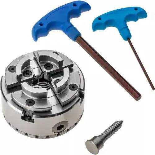 Grizzly H6267 4 Jaw Wood Chuck 1-1/4 x 8 TPI - Cheap Fitting