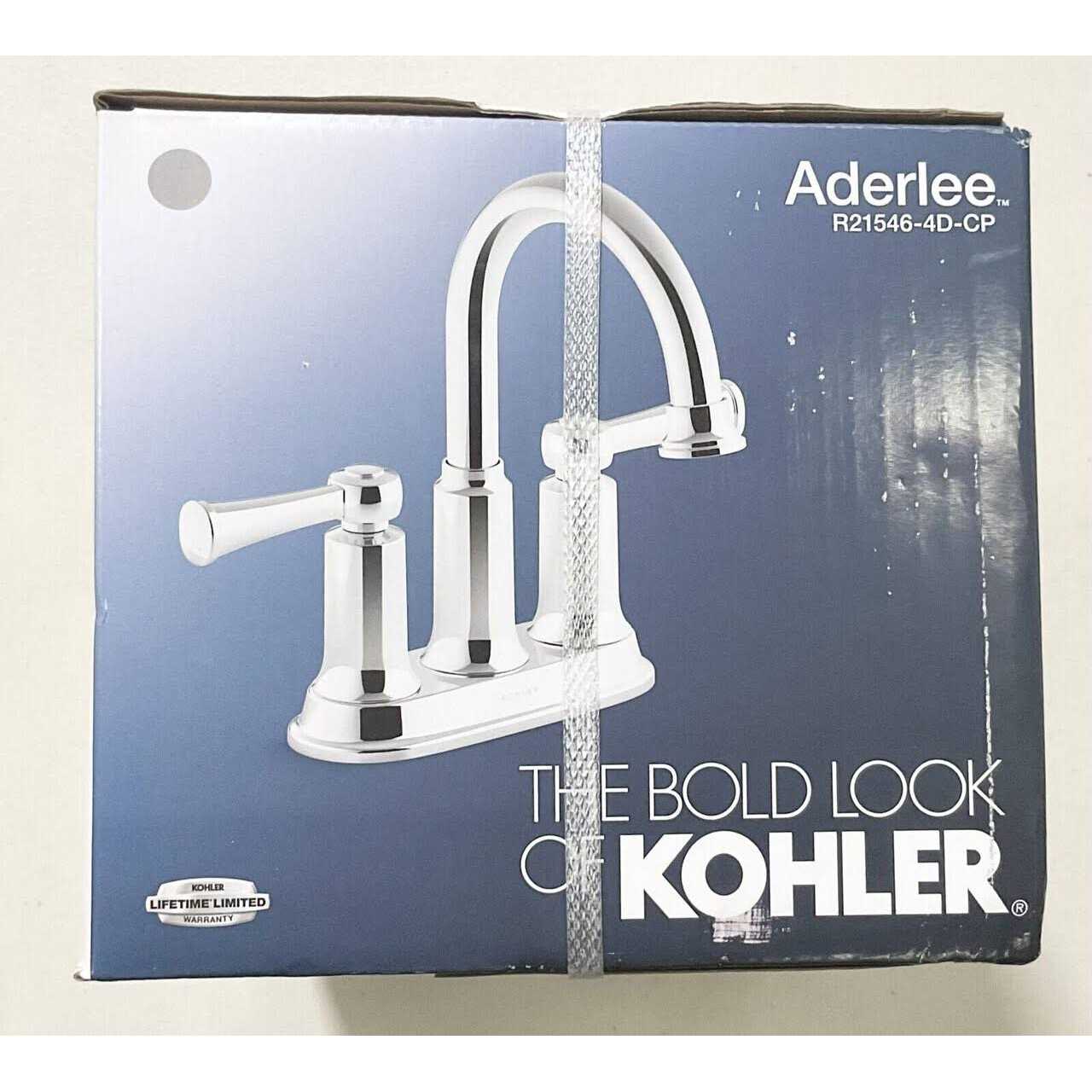 Kohler Aderlee Centerset Bathroom Sink Faucet - Cheap Fitting