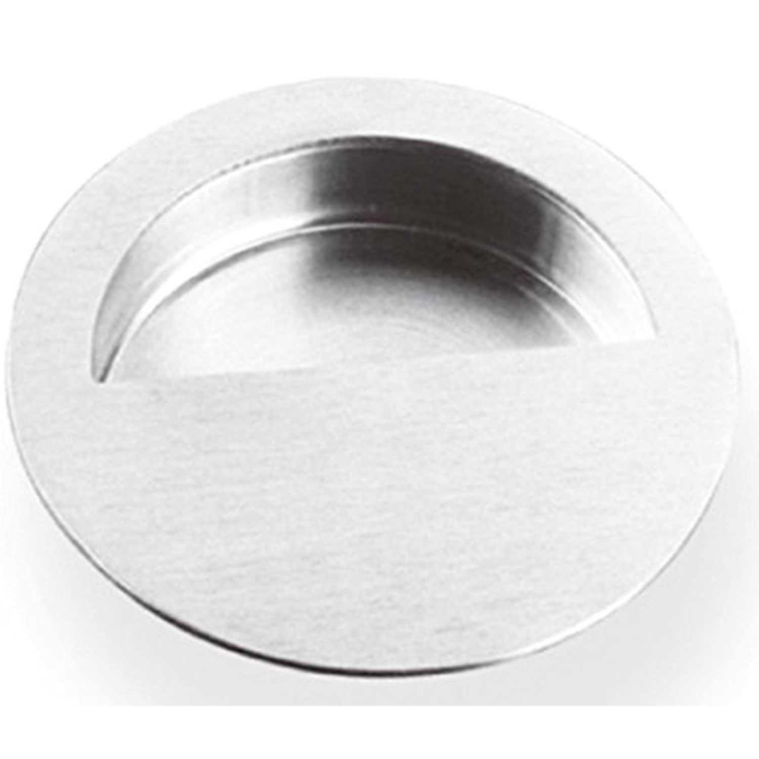 inox fhix02-32d concealed fixing round pocket/cup pull with semi-circular opening - Cheap Fitting