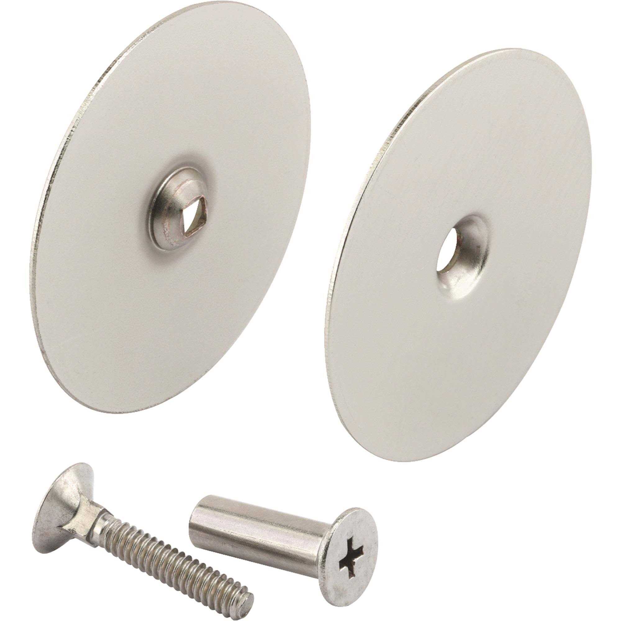 Defender Security Hole Cover Plate Steel Satin Nickel - Cheap Fitting