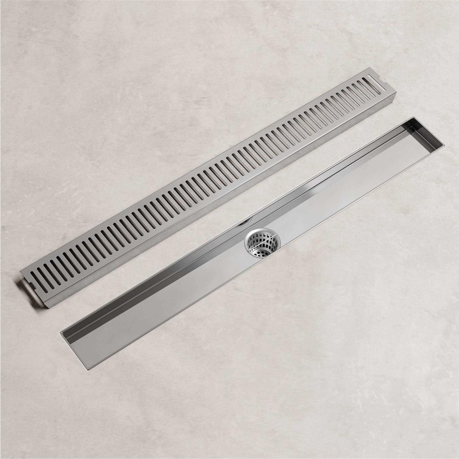 VIGO Elan 24 in Linear Shower Drain VG07002MB - Cheap Fitting