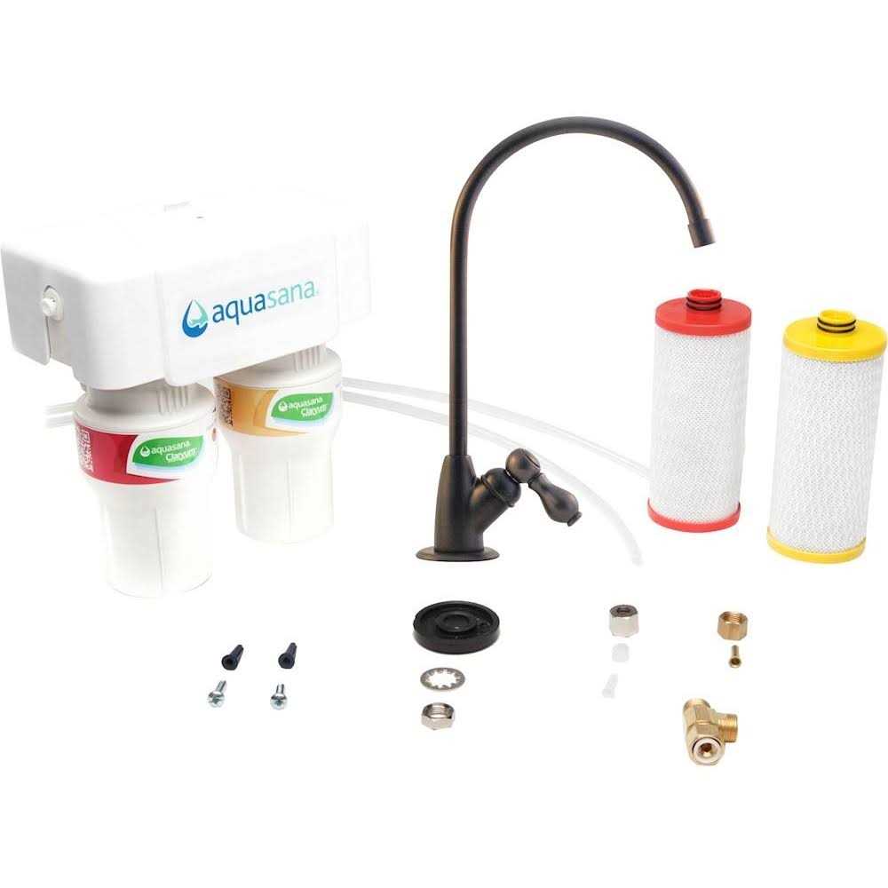 Aquasana 2-Stage Under Sink Water Filter System - Cheap Fitting