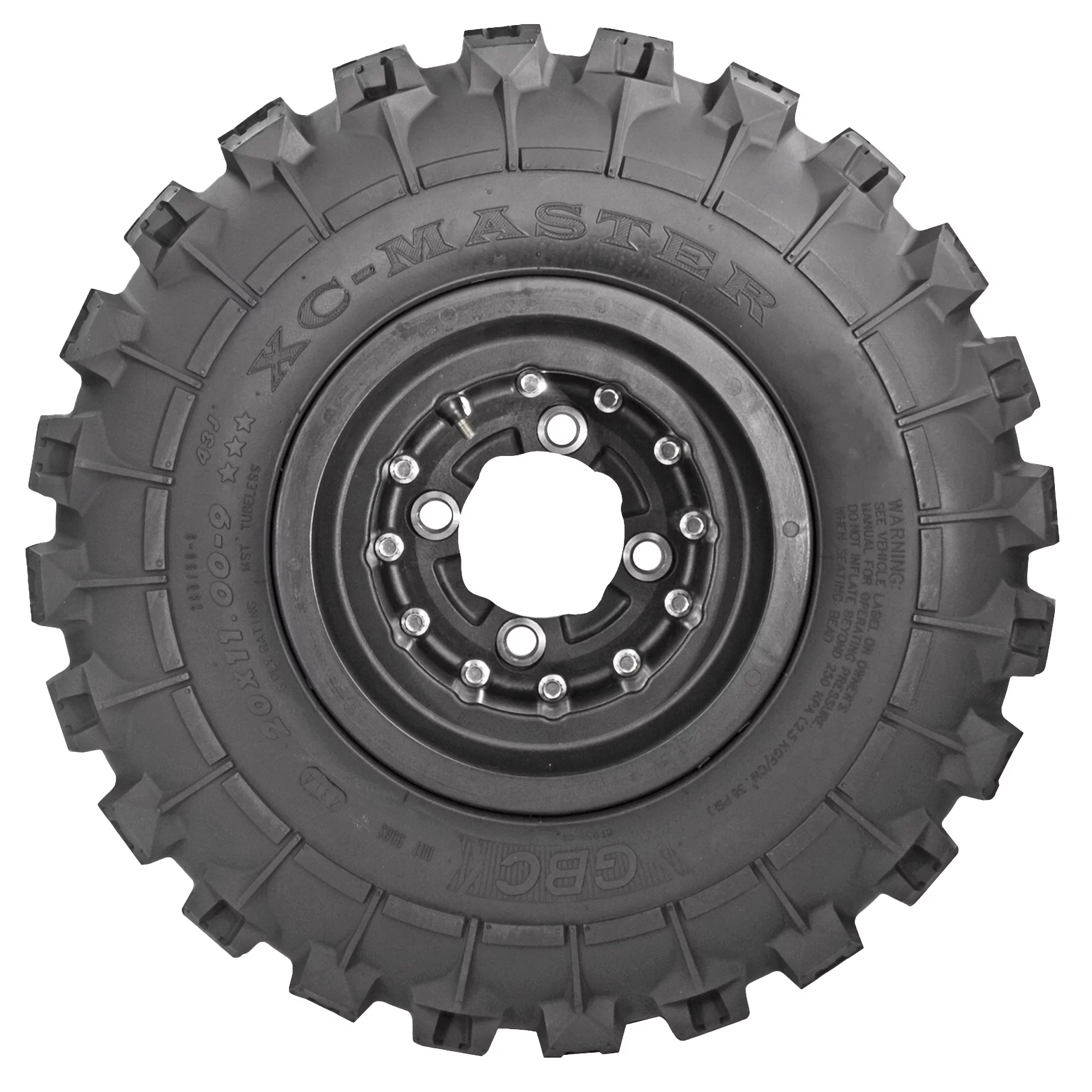 GBC XC-Master 20x11-9 6-PLY Rated Rear ATV Tire, Cross-Country All-Terrain Tire - Cheap Fitting