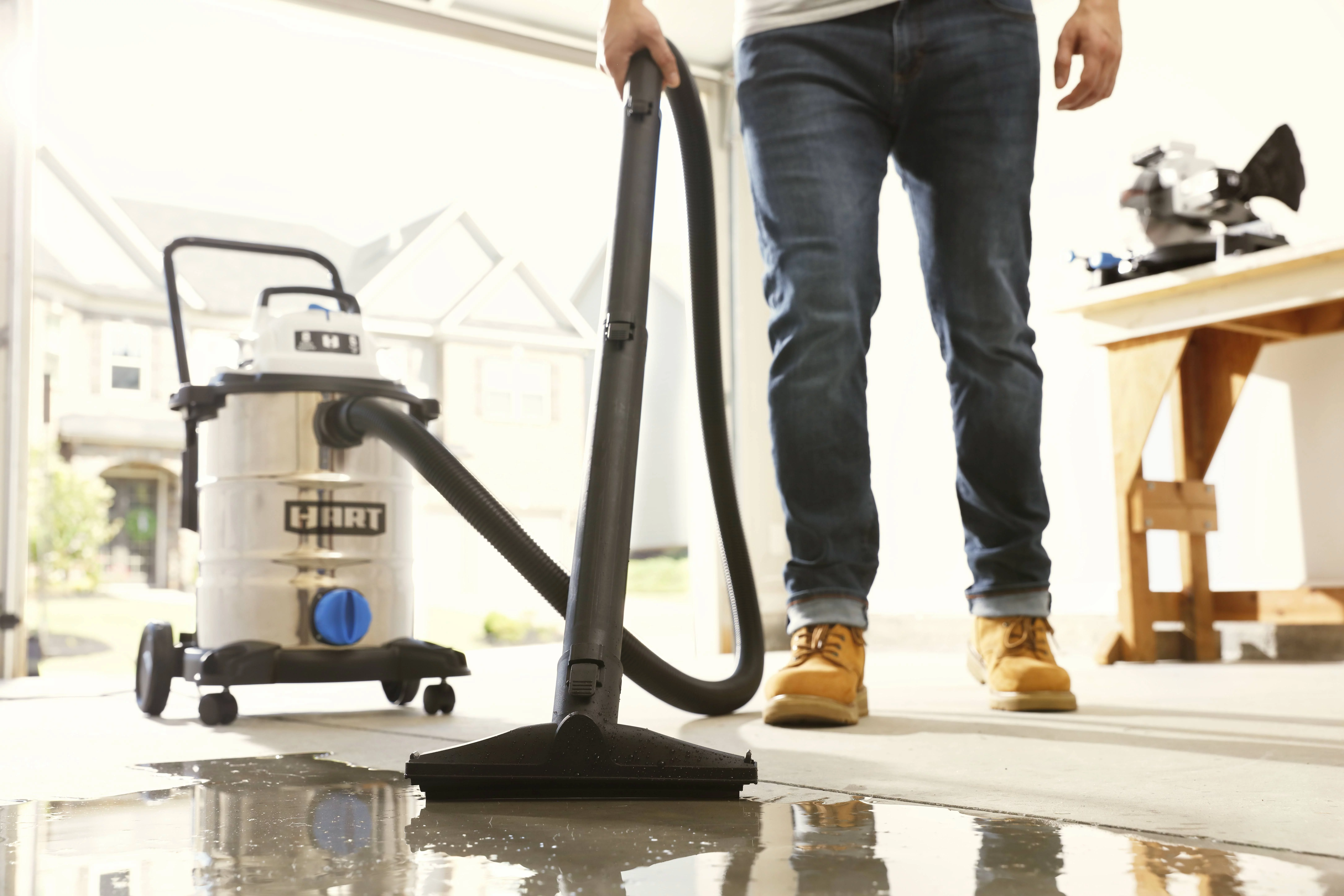 HART 8 Gallon 6 Peak HP Stainless Steel Wet/Dry Vacuum, VOC812SW 3701 - Cheap Fitting