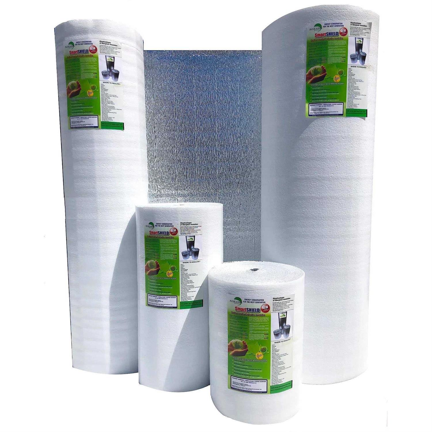 INSULATION MARKETPLACE Smartshield -5mm Reflective Insulation Roll Foam Core Radiant Barrier - Cheap Fitting
