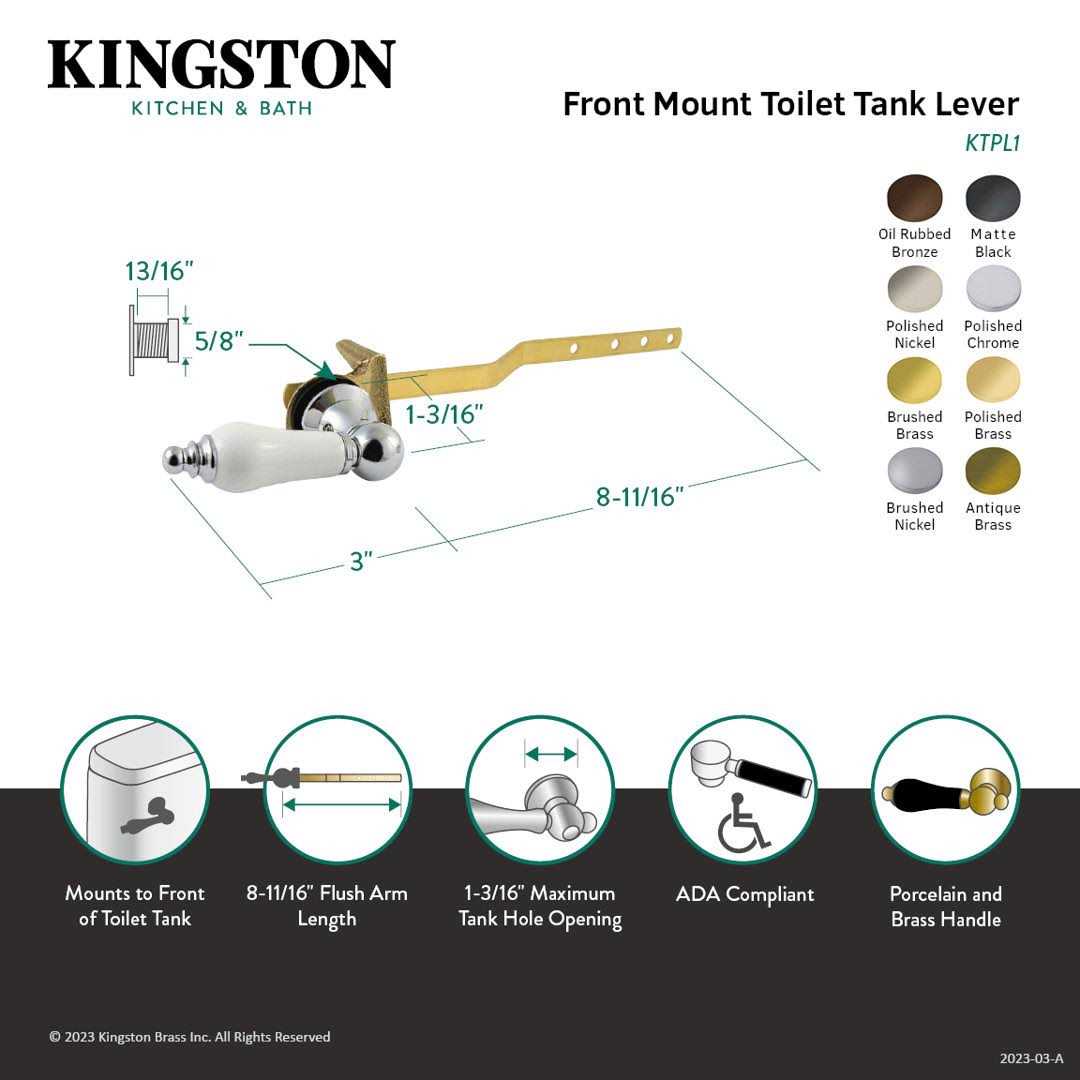 Kingston Brass Victorian Toilet Tank Lever KTPL1 - Cheap Fitting
