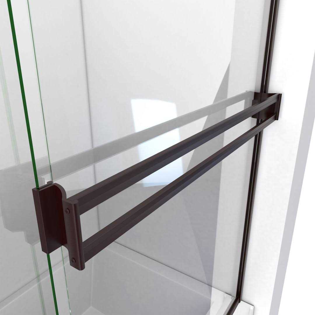 Arizona Shower Door TE56X57ORCL 52 W x 56 H Bypass Semi-Frameless Tub Door Finish - Cheap Fitting