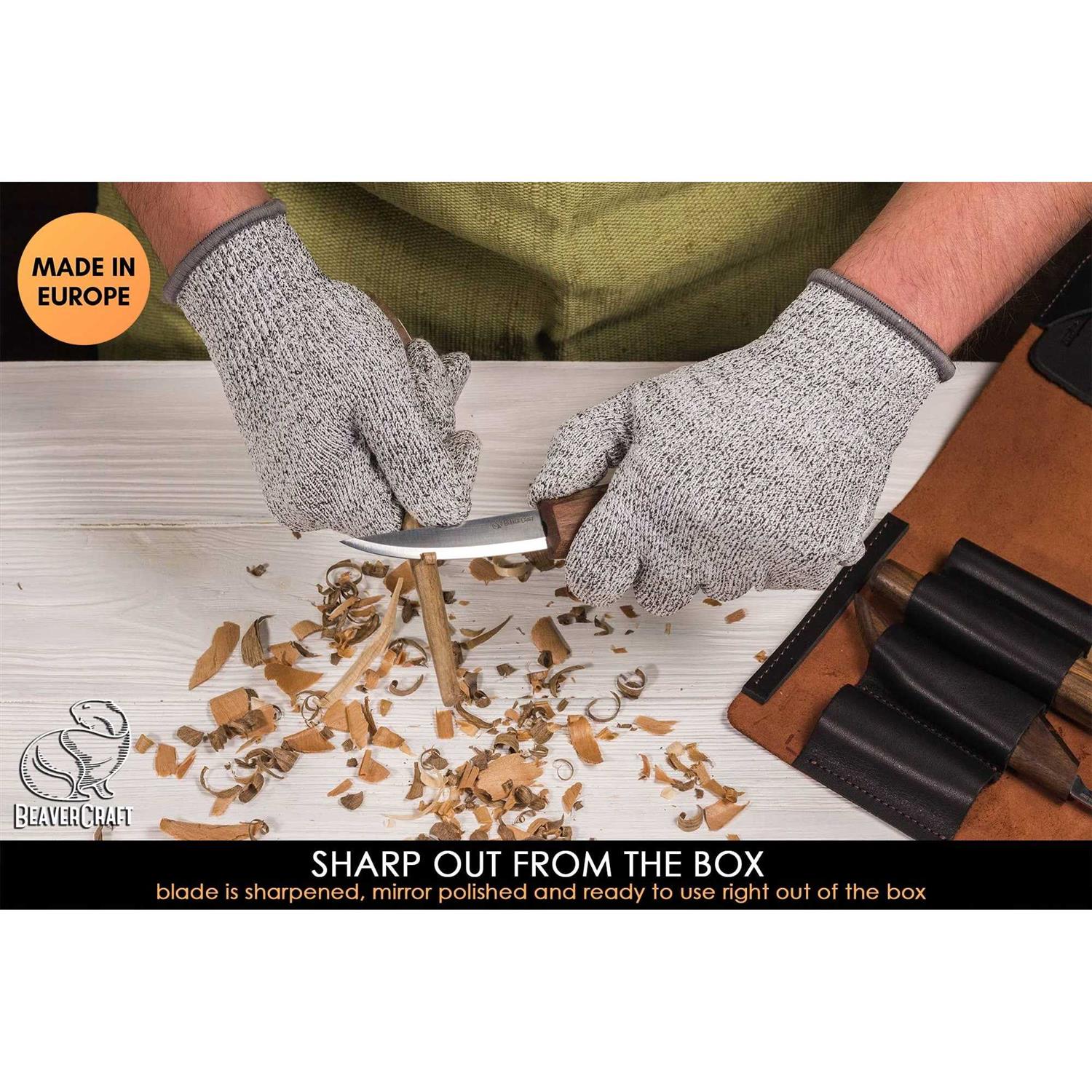 BeaverCraft Deluxe Wood Carving Kit S18X Wood Carving Knife Set Spoon Carving Tools Set - Cheap Fitting