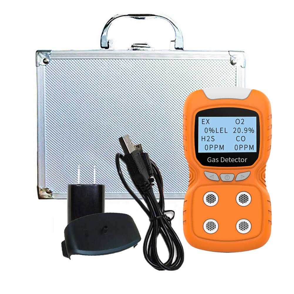 XLA Alert Portable Gas Detector Gas Clip 4 Gas Monitor Meter Tester Analyzer - Cheap Fitting