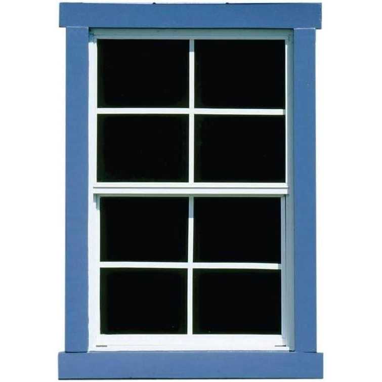 Handy Home Products Do-It Yourself Small Square Window, White - Cheap Fitting