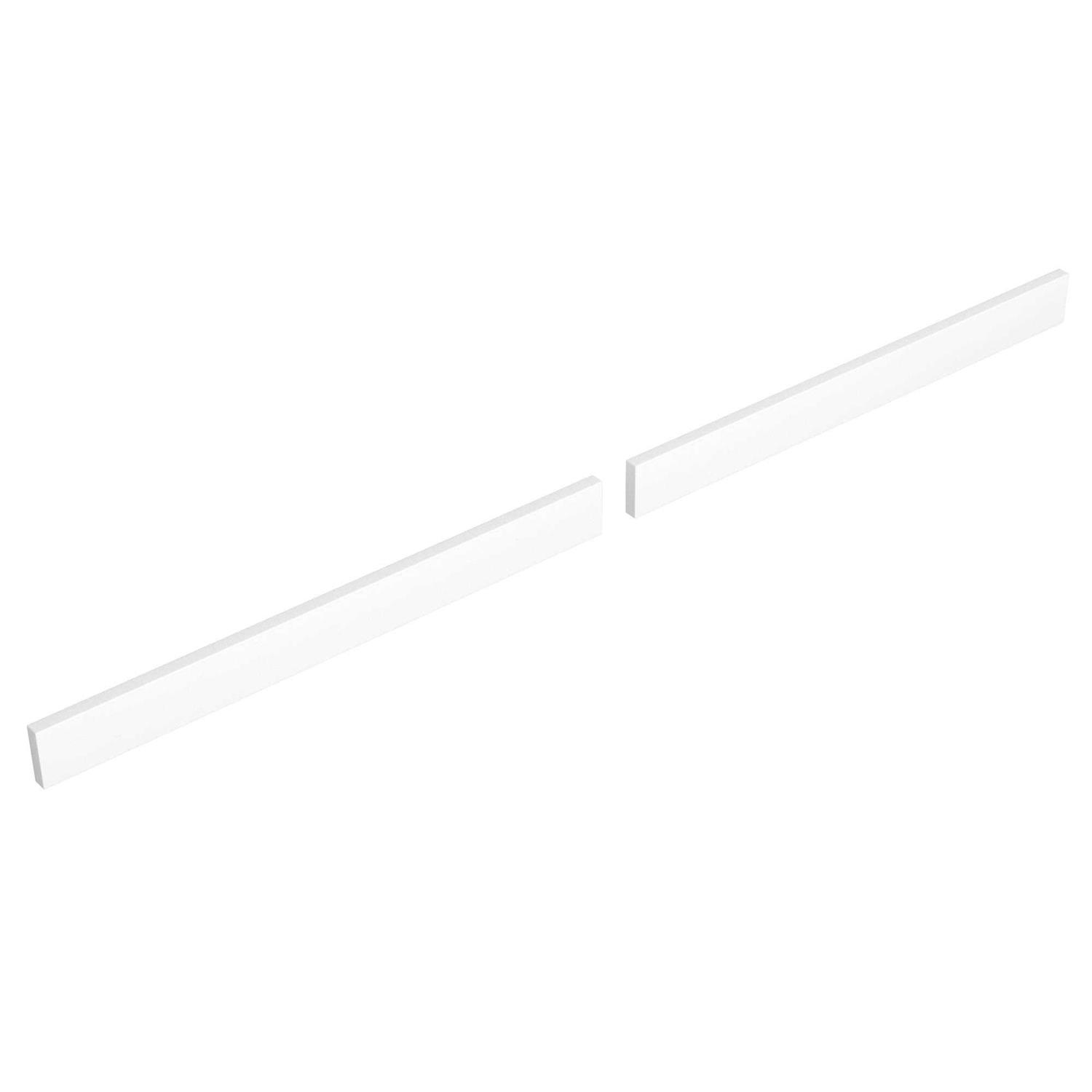 Wyndham Collection 54 in. Cultured Marble Backsplash in White - Cheap Fitting