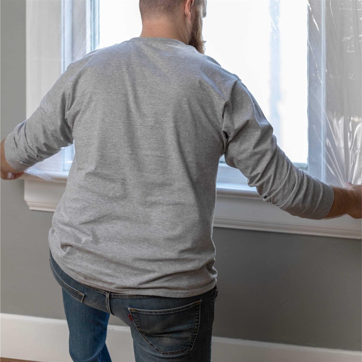 Duck Brand 62 in. x Rolled Window Kit - Cheap Fitting