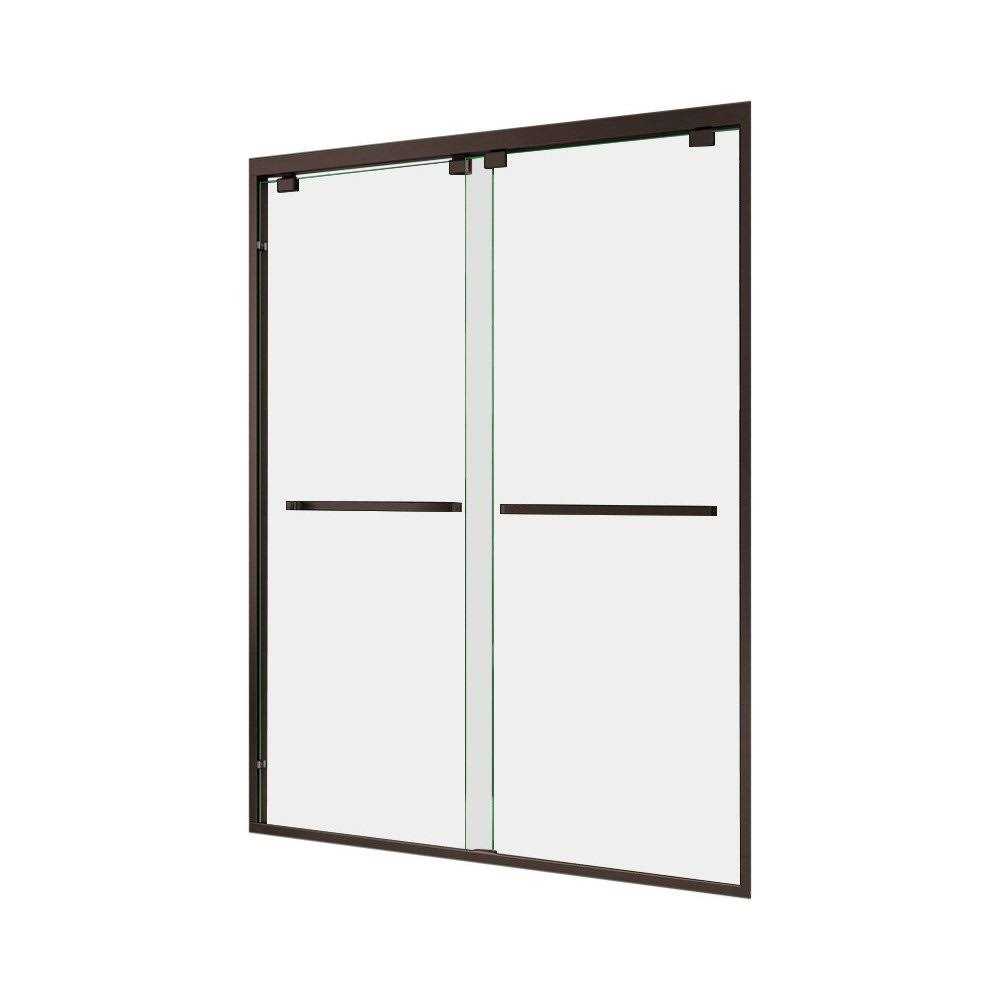 DreamLine SHDR-1660760-06 Encore 56-60 in. W x 76 in. H Semi-Frameless Bypass Sliding Shower Door - Cheap Fitting
