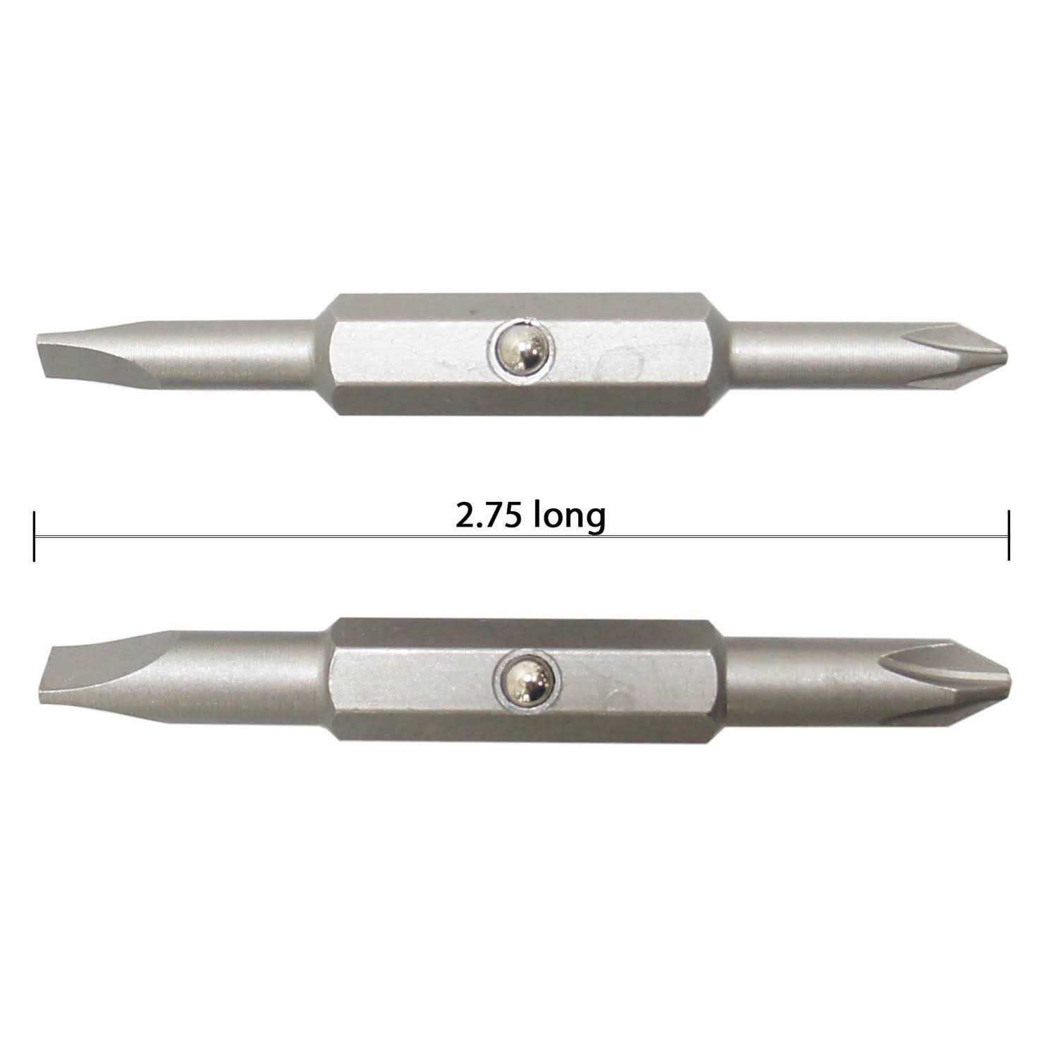 Best Way Tools Phillips/Slotted 1/4 X 2-3/4 in. L Double-Ended Screwdriver Bit Carbon Steel 2 pc 58750 - Cheap Fitting