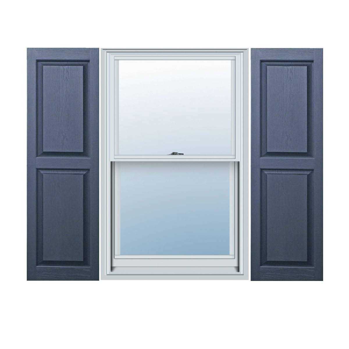 Alpha Shutters Exterior 15×22 x Raised Panel Shutter - Cheap Fitting