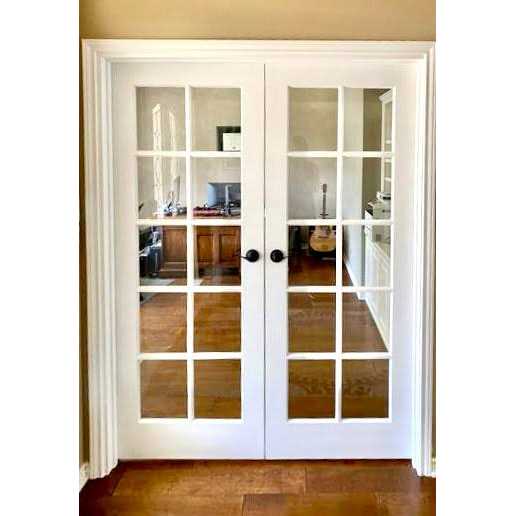 Krosswood Doors 80 in. 10-Lite Solid Hybrid Core MDF Primed Interior Door Slab - Cheap Fitting