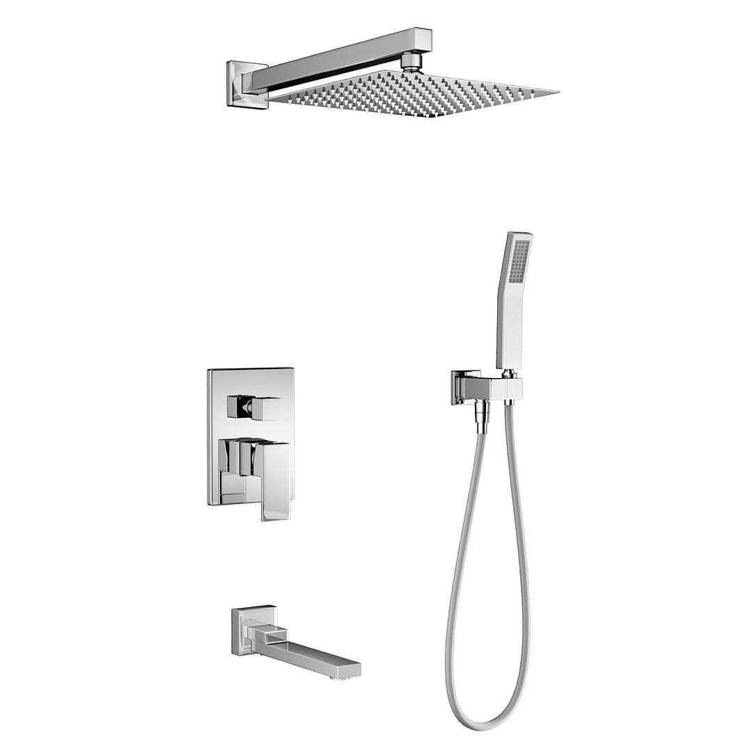Eridanus Luxury Rainfall Shower Faucet Set for Bathroom - Cheap Fitting