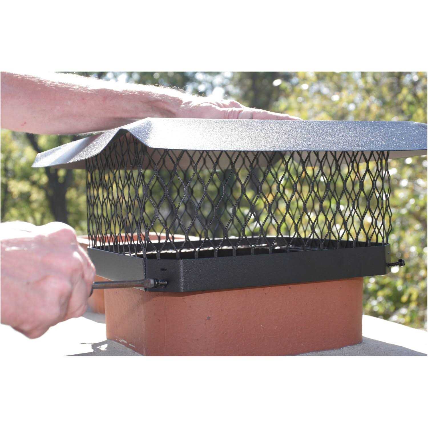 HY-C Black Galvanized Steel Chimney Cap - Cheap Fitting