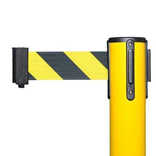 Crowd Control Warehouse CCW Series RBB-100 Set of 2 Stanchion Retractable Belt Barriers - Cheap Fitting