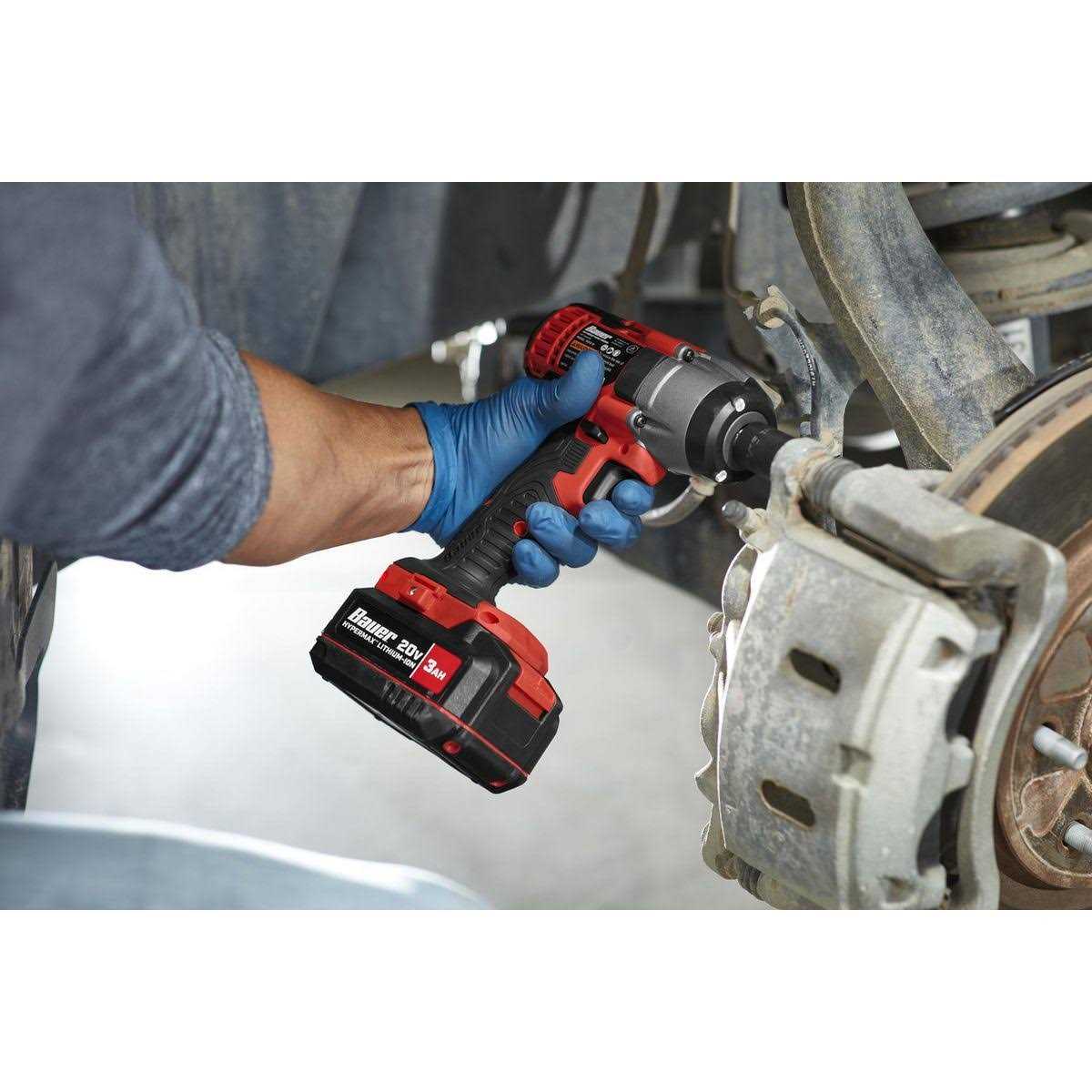 Bauer 20v Cordless 3/8 in. Compact Impact Wrench - Cheap Fitting