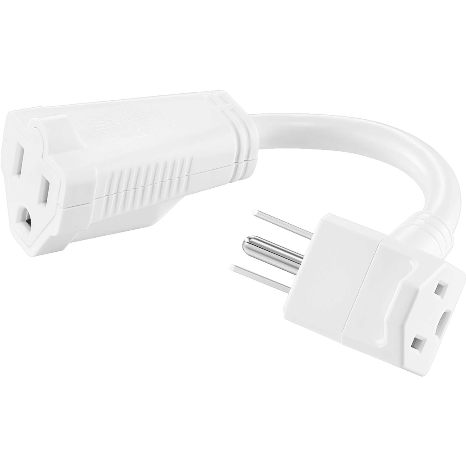 Insignia 2-Outlet White Plug Liberator - Cheap Fitting