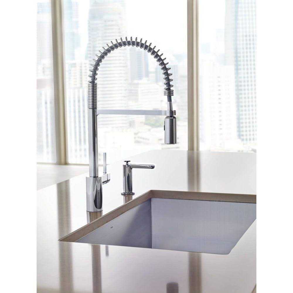 Moen Align One Handle Pre-rinse Spring Pulldown Kitchen Faucet 5923 - Cheap Fitting