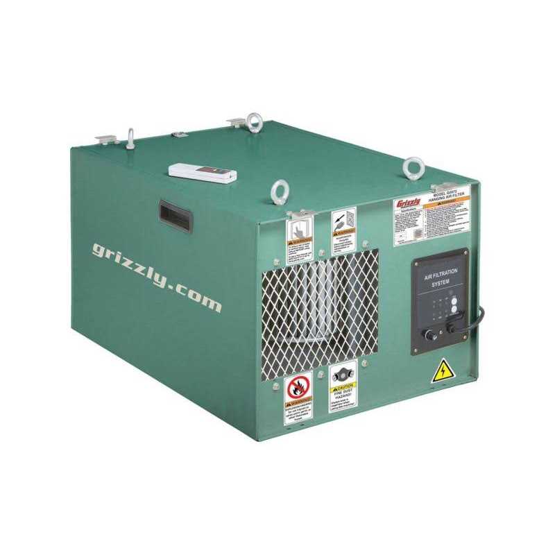 Grizzly Hanging Air Filter w/ Remote G0572 - Cheap Fitting