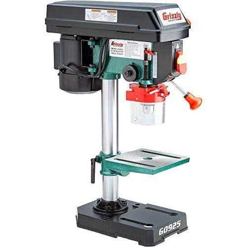Grizzly Industrial 8 in. 5 Speed Benchtop Drill Press with 1/16 in.-1/12 in. Chuck - Cheap Fitting