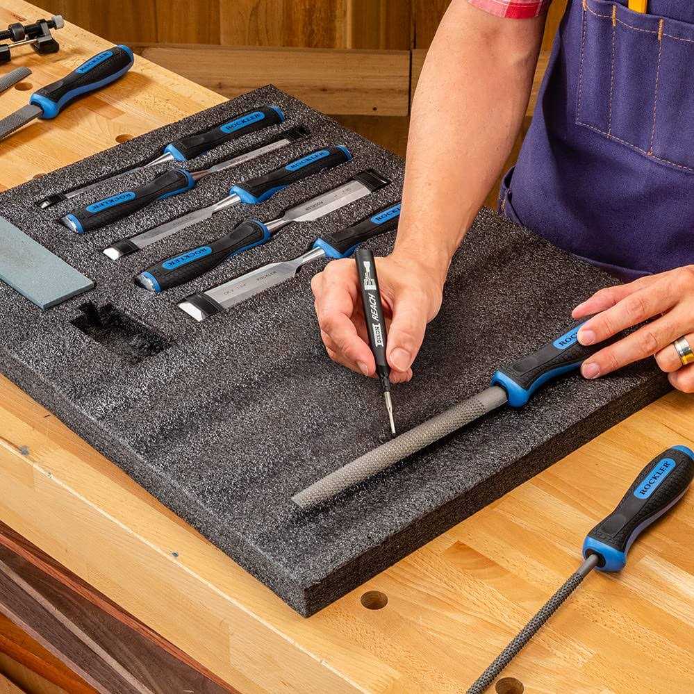 Rockler Foam Organizer Sheet 2′ x 4′ x thick - Cheap Fitting