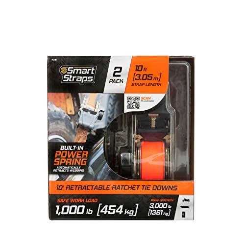 SmartStraps 10 ft. Orange Retractable Ratchet 173W - Cheap Fitting