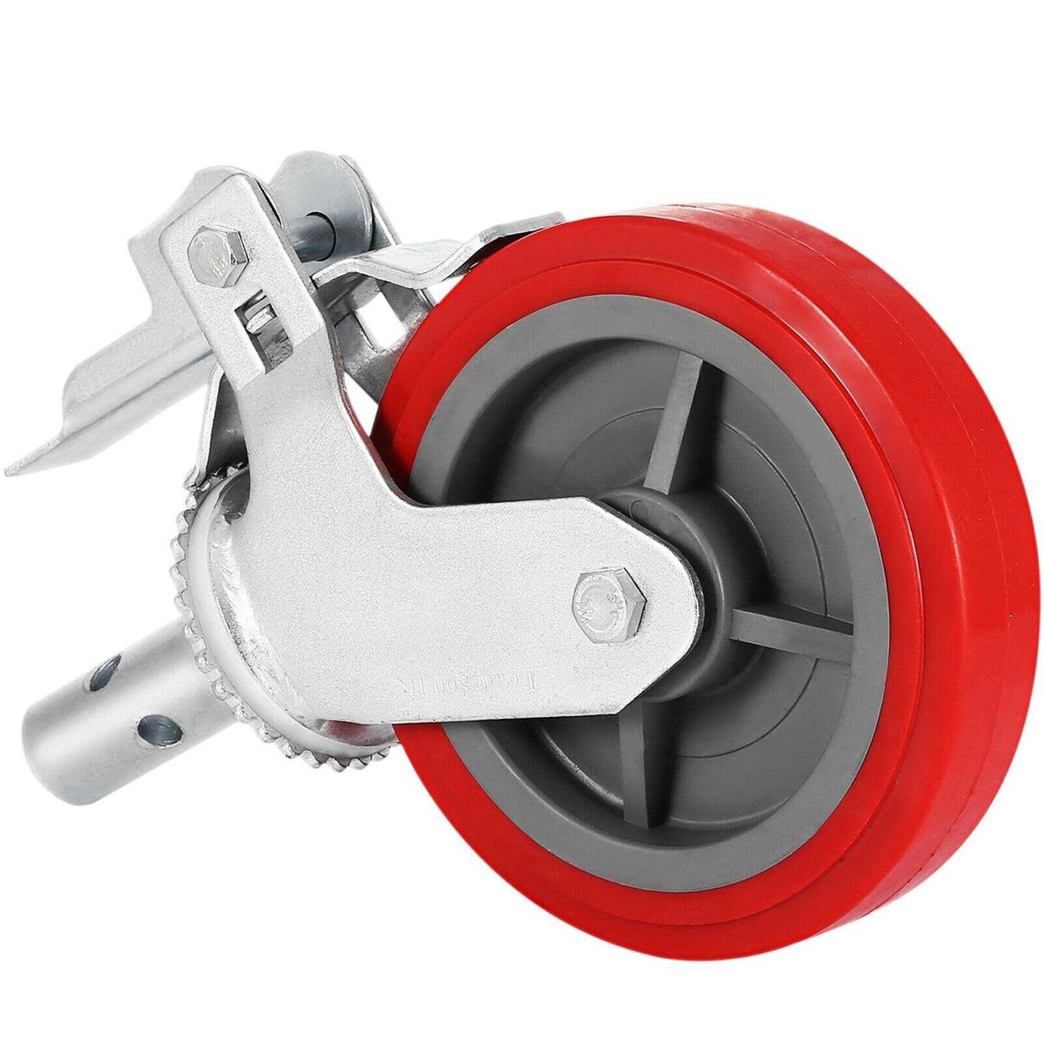 VEVOR Scaffolding Wheels Set of 4 8 inch Scaffolding Casters Heavy Duty TX9-5TXJAZJLRED01V0 - Cheap Fitting
