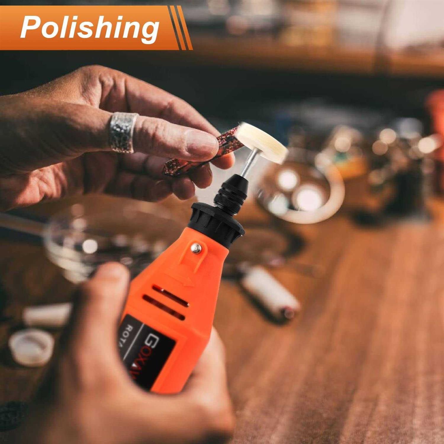 480Pcs Rotary Tool Accessories Kit GOXAWEE 1/8 inch Shank Rotary Tool Accessory Set - Cheap Fitting