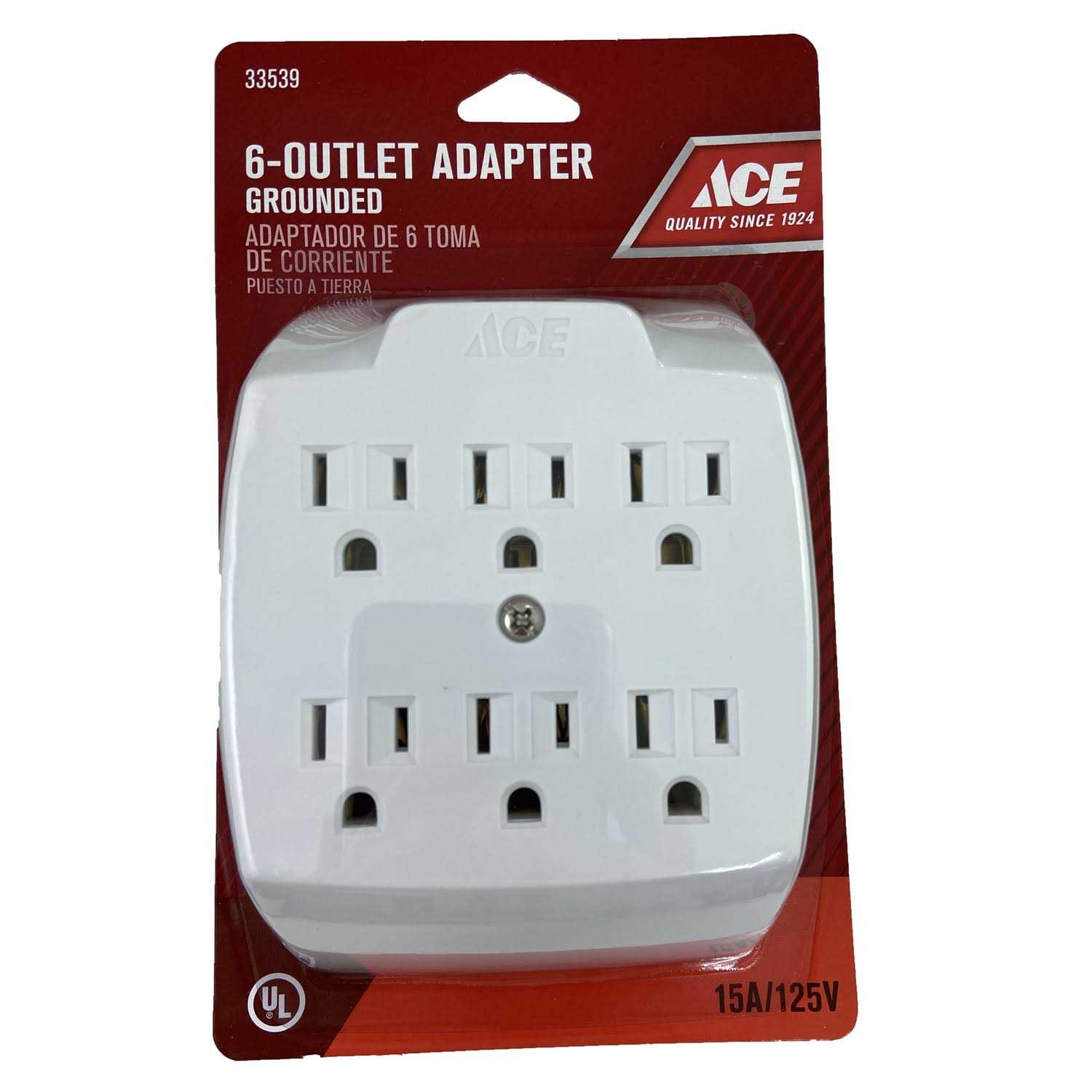 Ace Grounded 6 Outlet Adapter 1 - Cheap Fitting