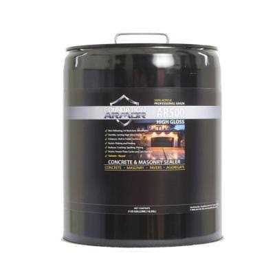 Armor AR500 Solvent Based Wet Look High Gloss Acrylic Concrete Sealer and Paver Sealer 5 GAL - Cheap Fitting