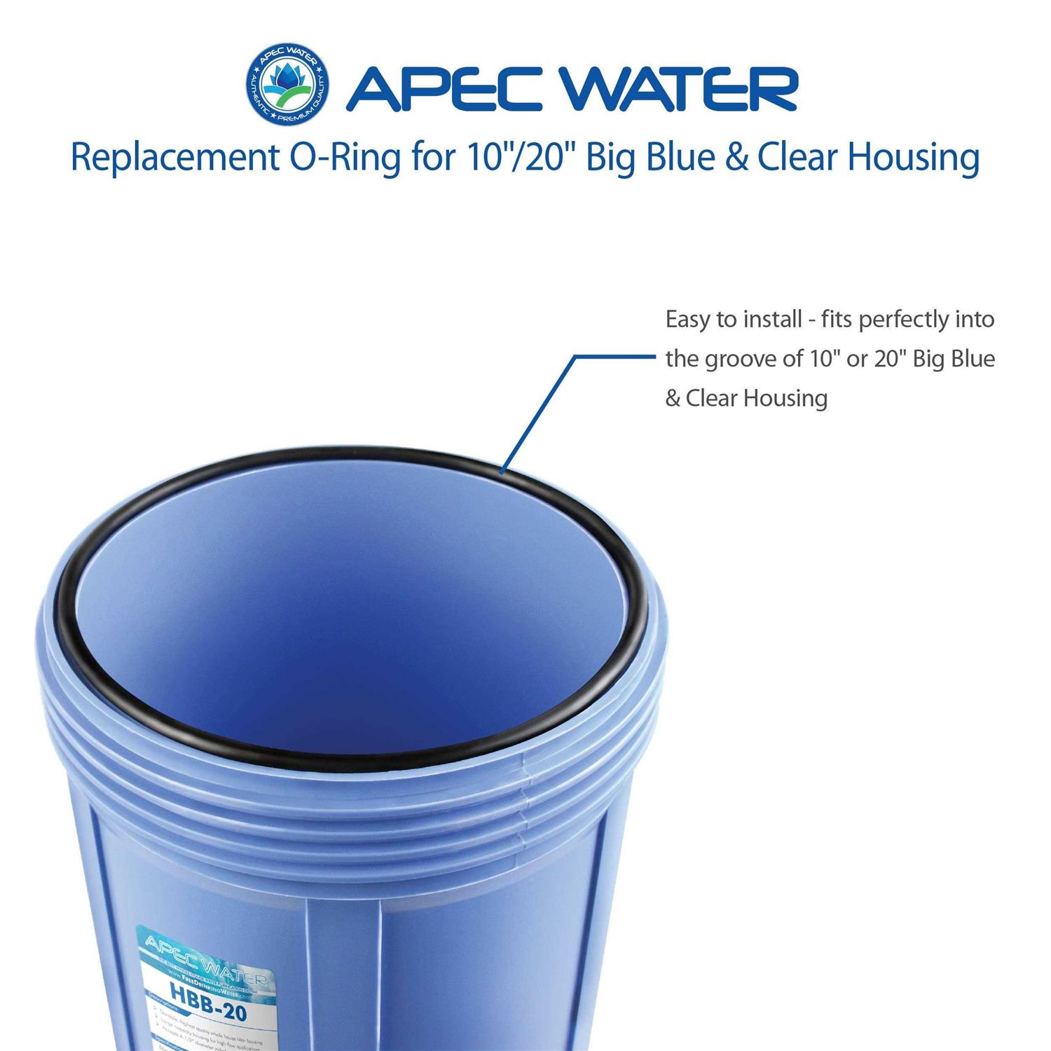 APEC Water Systems Replacement O-Ring-HB for 10 or 20 BB and Clear Water Filter Housing - Cheap Fitting