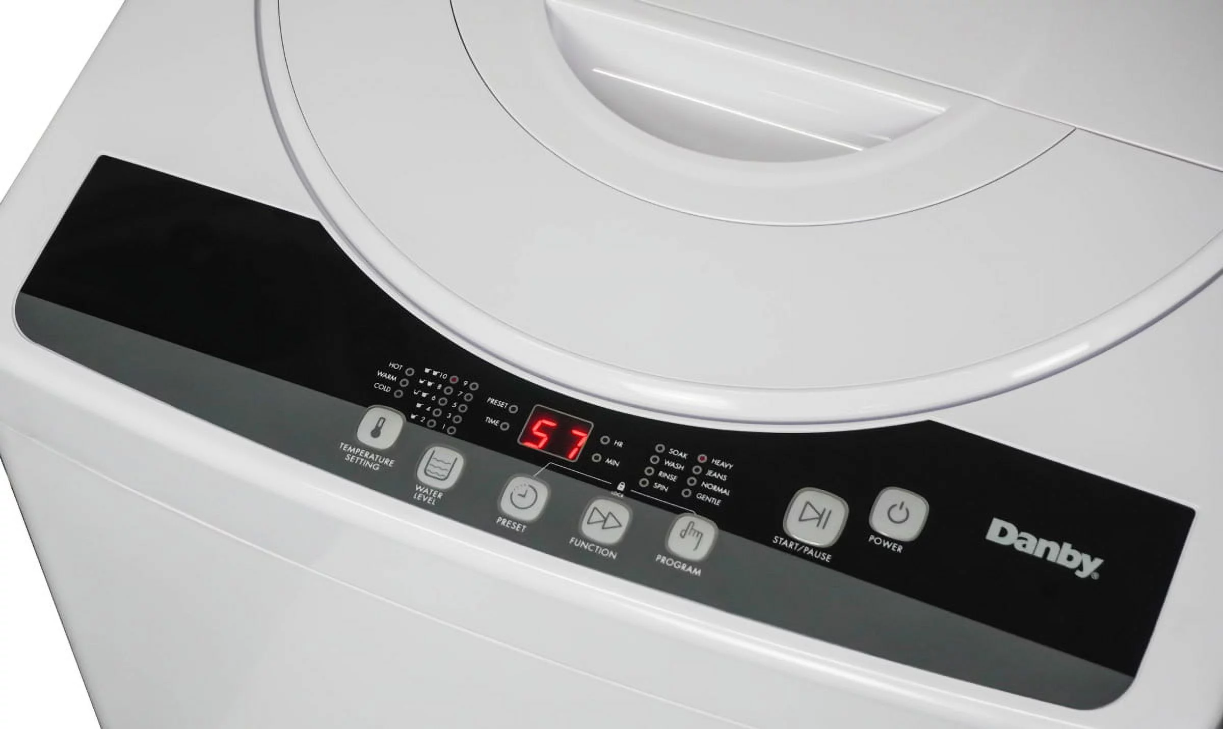 Danby DWM055A1WDB-6 1.6 Cu. ft. Compact Top Load Washing Machine in White - Cheap Fitting