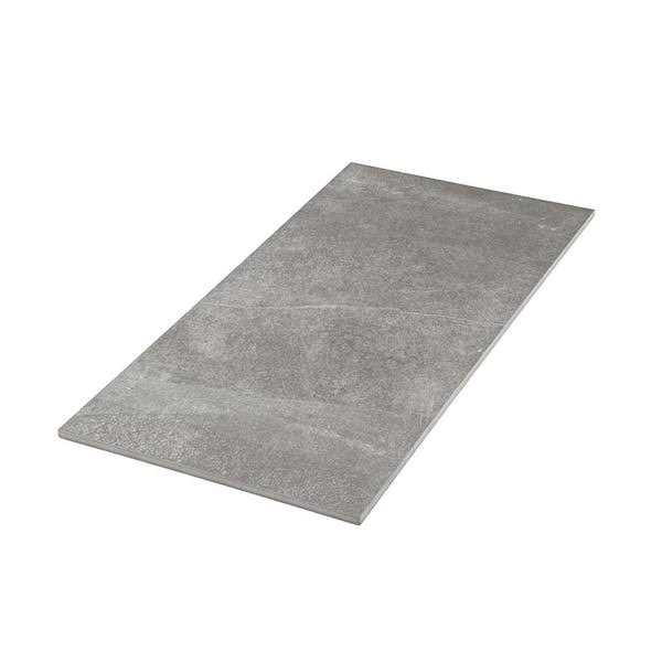 Daltile Delegate Dark Grey Matte 12 in. x 24 in. Color Body Porcelain Floor and Wall Tile - Cheap Fitting