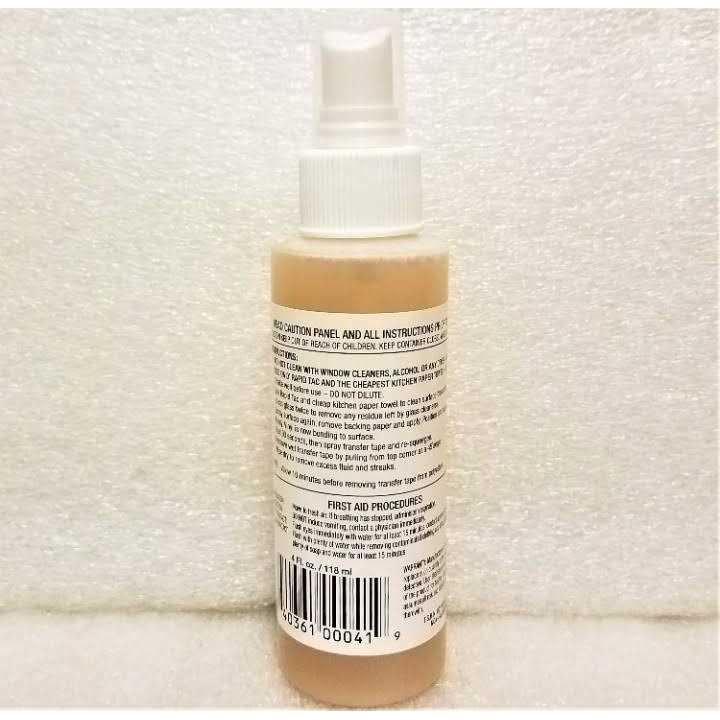 Rapid TAC Application Fluid for Vinyl Wraps Decals Stickers 4oz Sprayer - Cheap Fitting