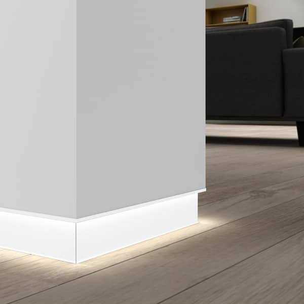 EMAC Novorodapie Eclipse Matt 4 in. x 98-1/2 in. Aluminum Tile Edging Trim - Cheap Fitting