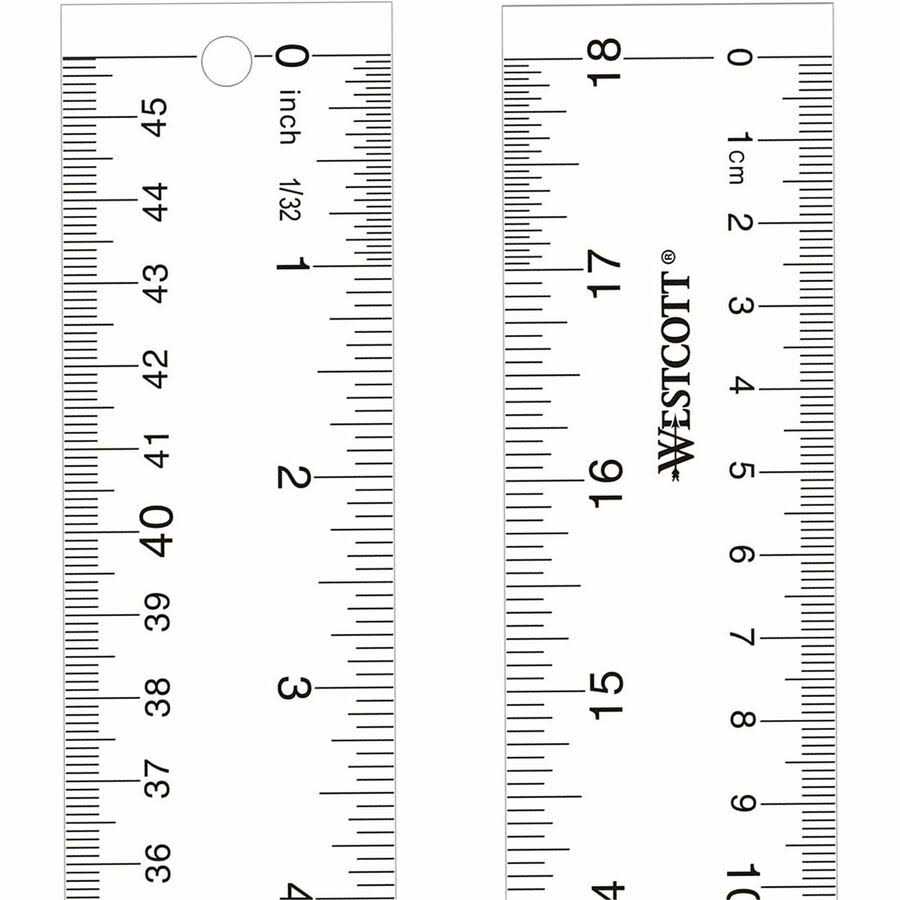 Westcott See Through Acrylic Ruler 10564 - Cheap Fitting