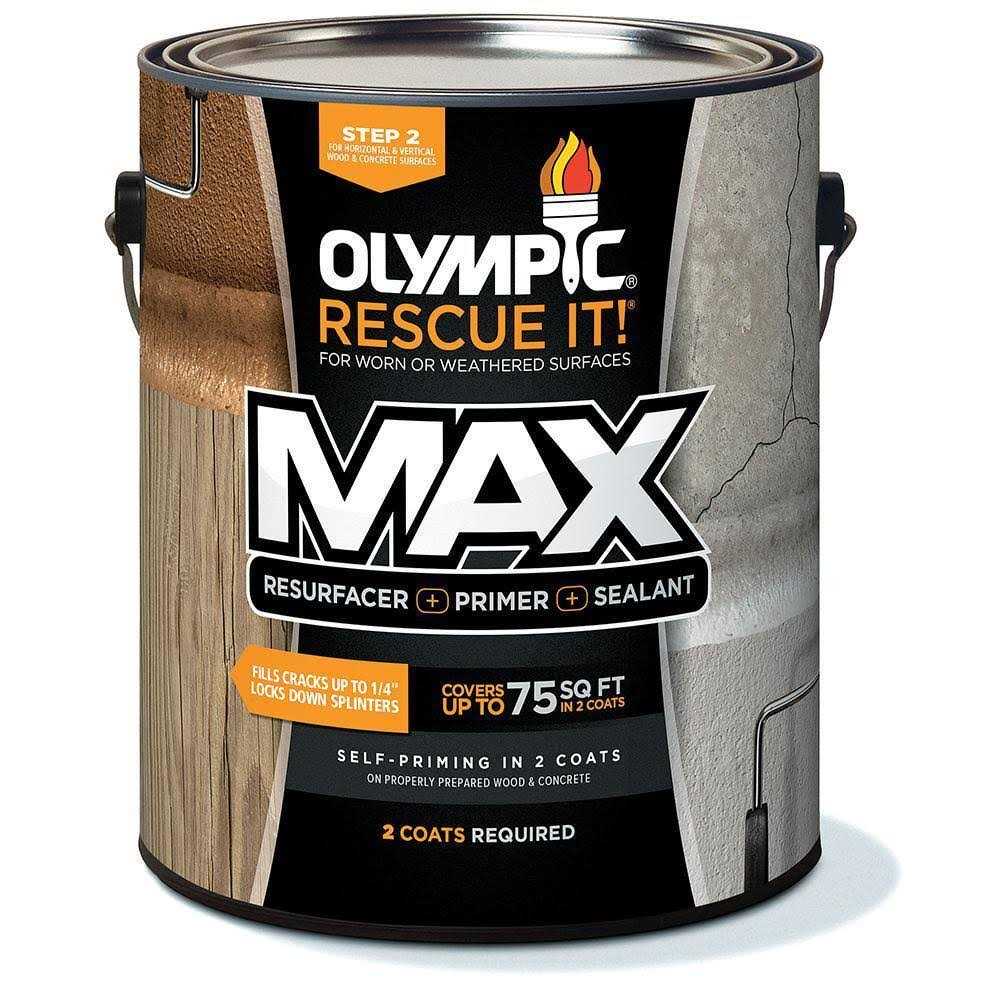 Olympic Rescue It Solid Exterior Deck Resurfacer and Primer with Sealant - Cheap Fitting